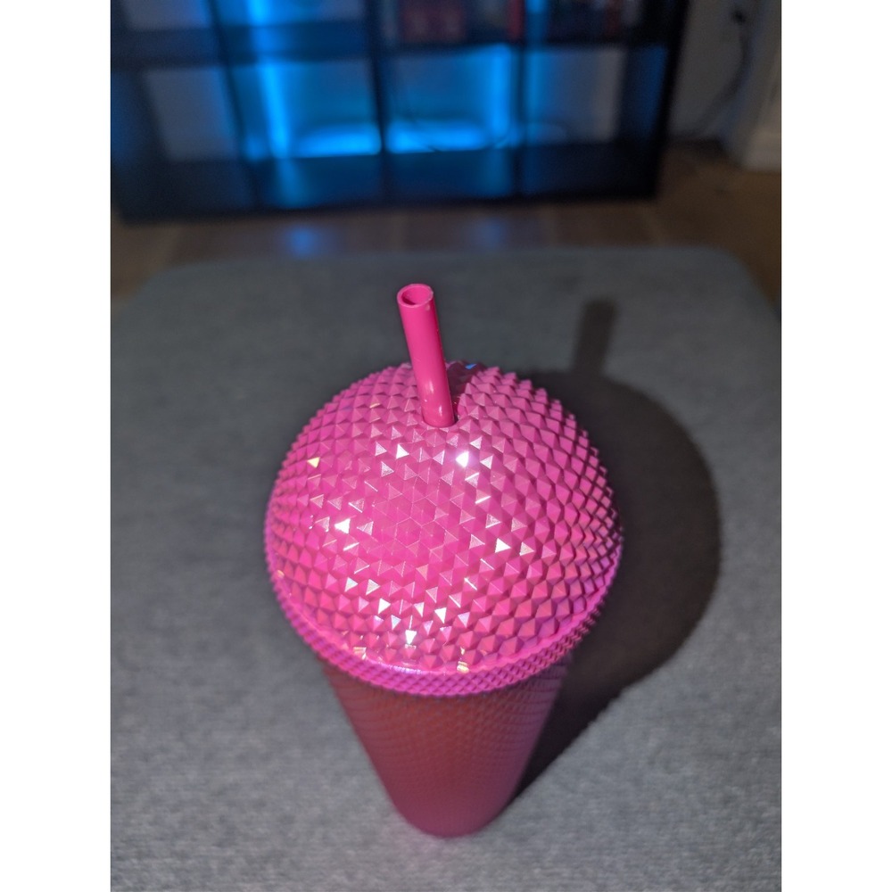 Starbucks pink studded 2024 24oz Tumbler - Picture 7 of 10
